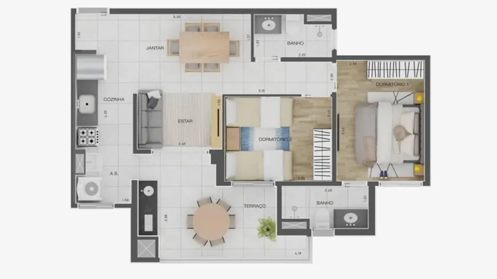 Apartamento, 3 quartos, 75 m² - Foto 14