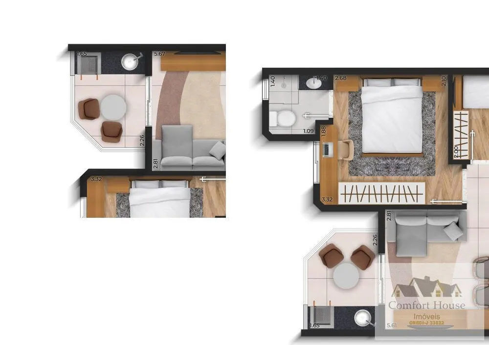 Apartamento, 2 quartos, 50 m² - Foto 6