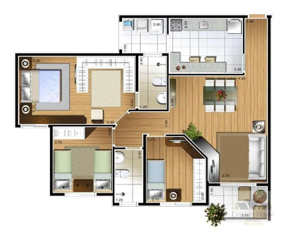 Apartamento, 3 quartos, 121 m² - Foto 10