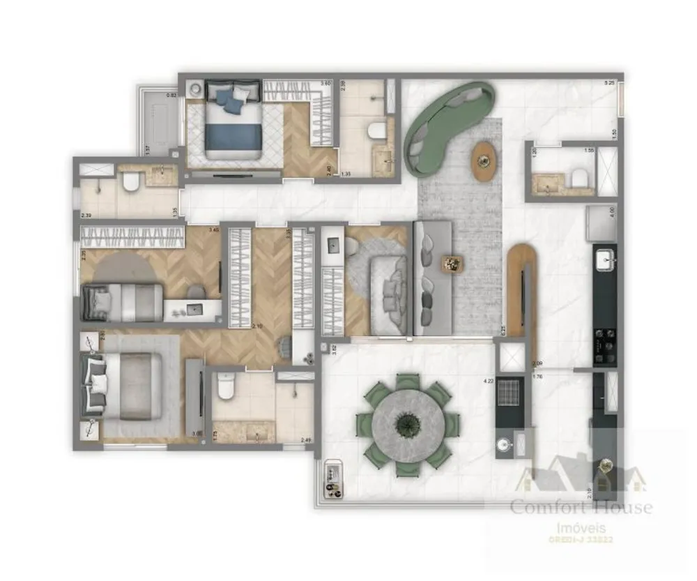 Apartamento, 3 quartos, 74 m² - Foto 14
