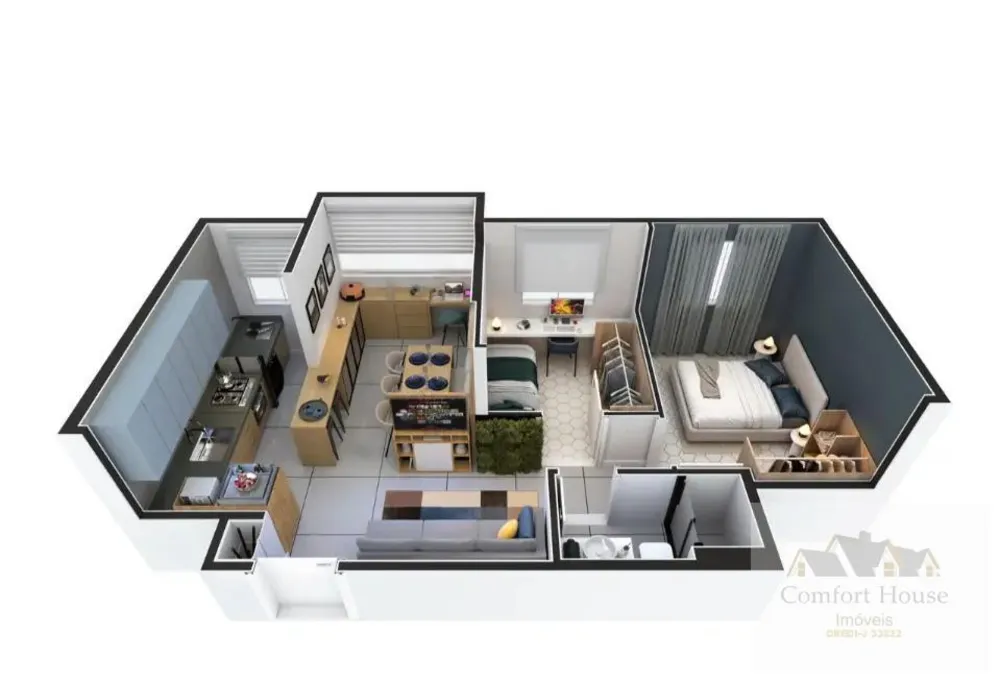 Casa, 2 quartos, 45 m² - Foto 8