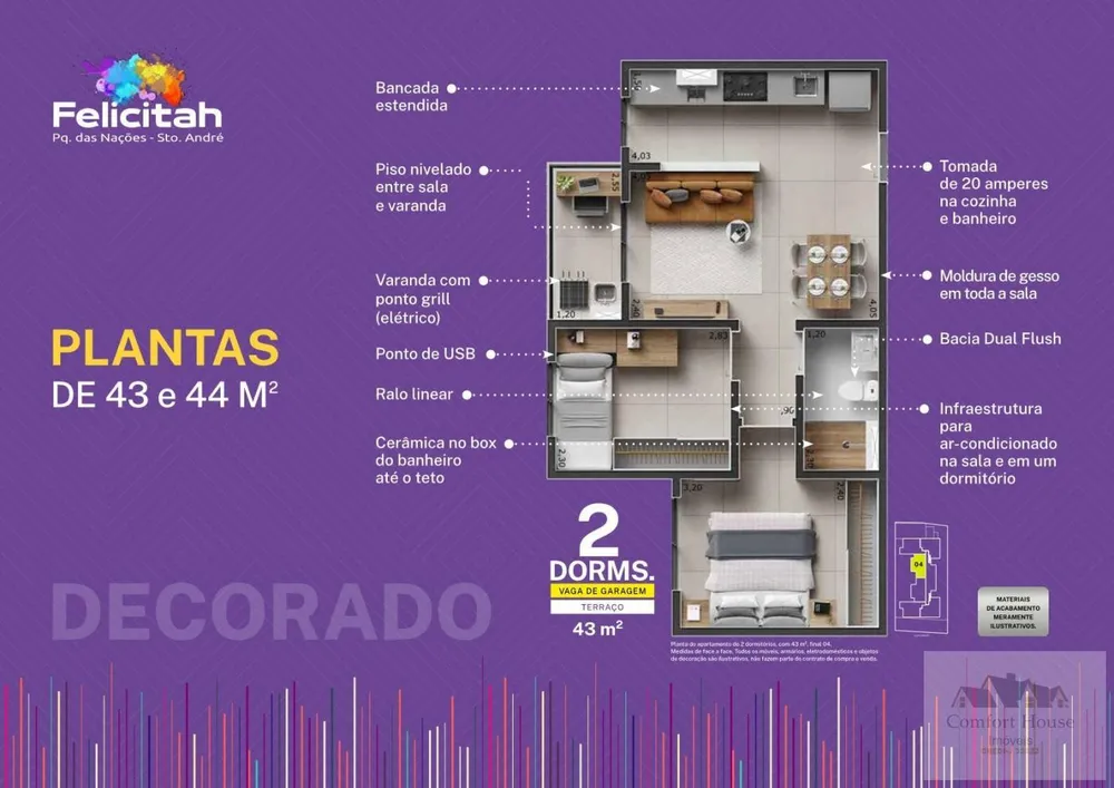 Casa, 2 quartos, 43 m² - Foto 13