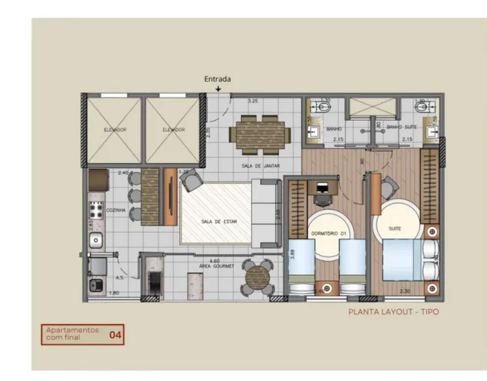 Apartamento, 3 quartos, 93 m² - Foto 10