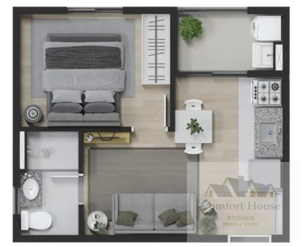 Apartamento, 2 quartos, 37 m² - Foto 7