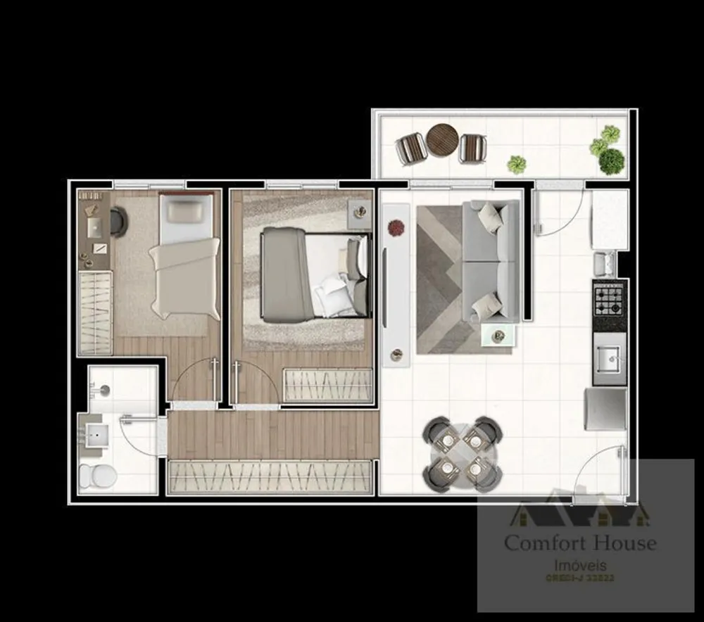 Apartamento, 2 quartos, 58 m² - Foto 6