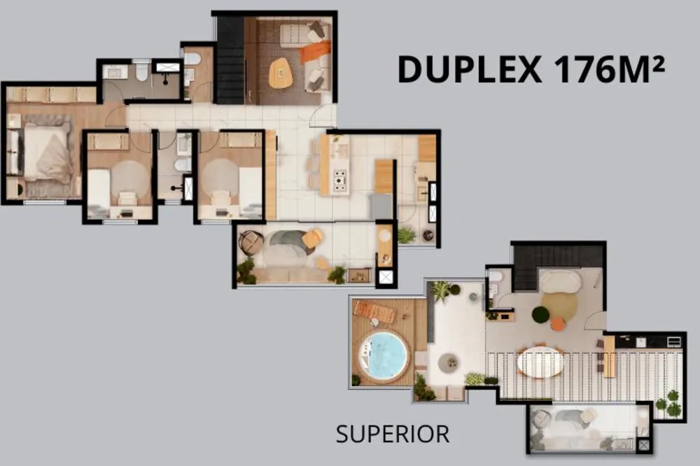 Cobertura, 3 quartos, 176 m² - Foto 1