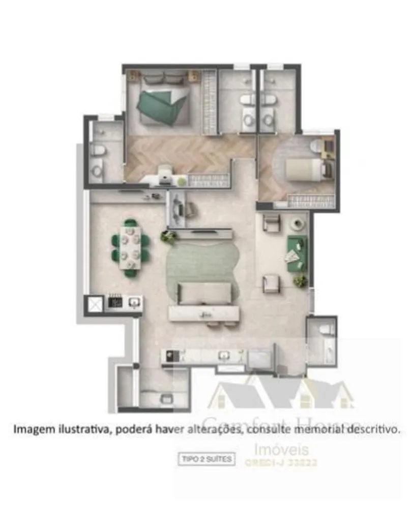 Apartamento, 3 quartos, 110 m² - Foto 8