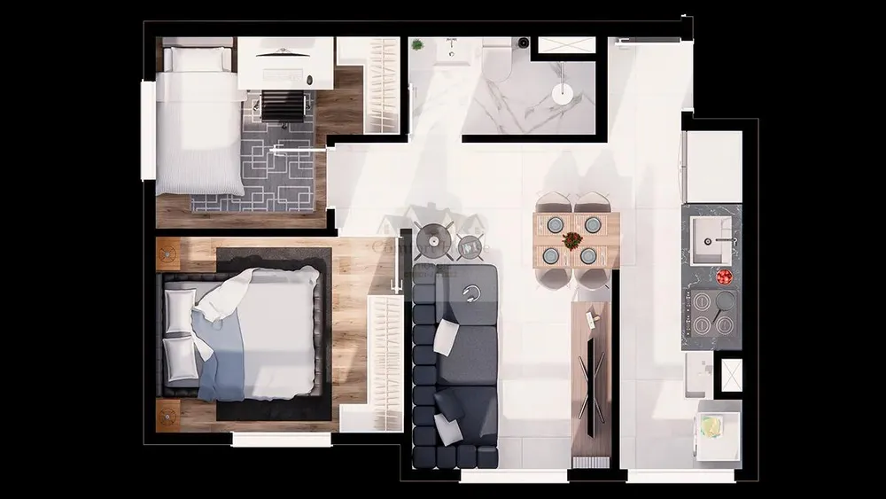 Apartamento, 2 quartos, 40 m² - Foto 12