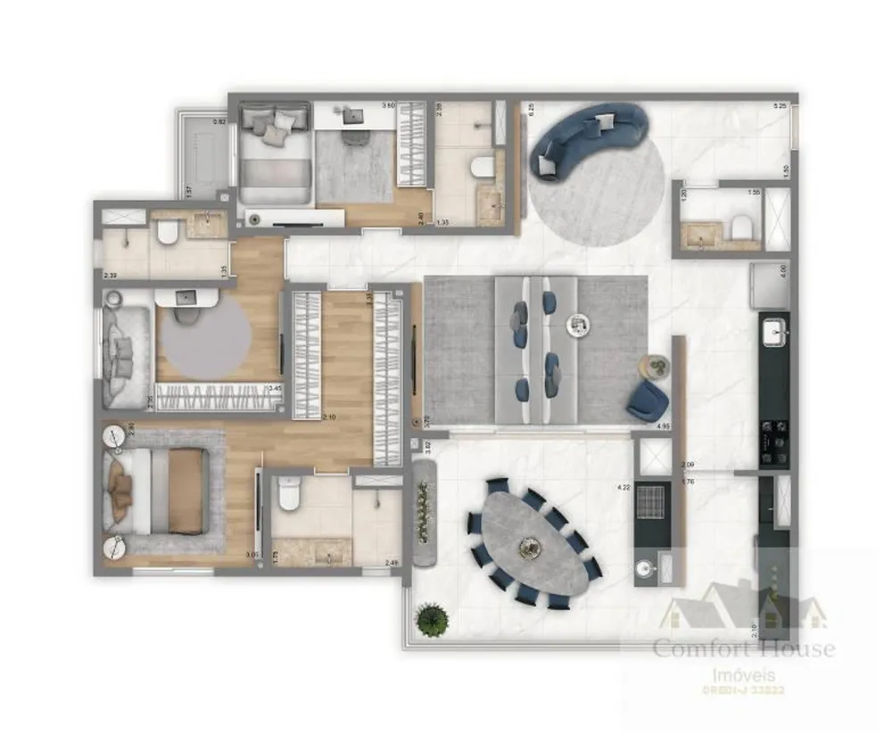 Apartamento, 4 quartos, 126 m² - Foto 16