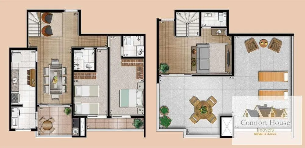 Cobertura, 2 quartos, 184 m² - Foto 12