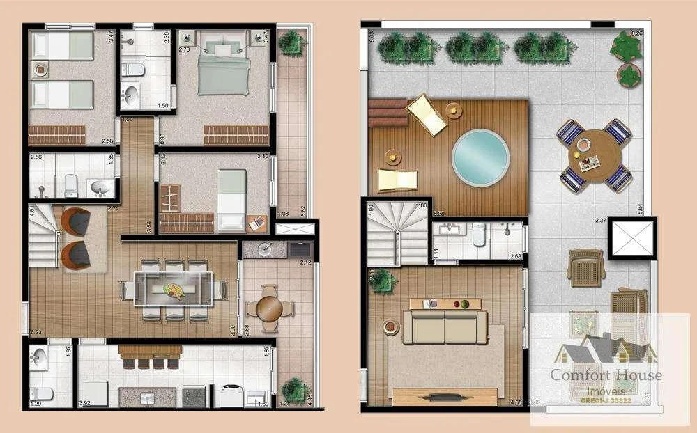 Cobertura, 2 quartos, 184 m² - Foto 11