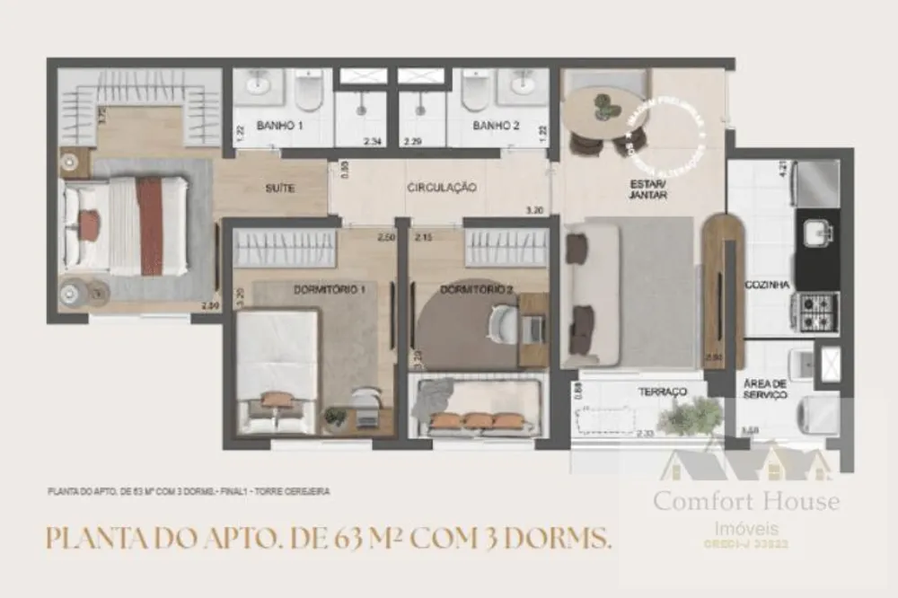 Apartamento, 1 quarto, 33 m² - Foto 12