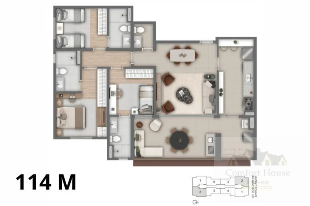 Apartamento, 3 quartos, 94 m² - Foto 12