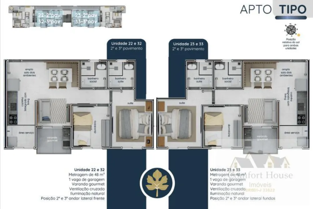 Apartamento, 2 quartos, 48 m² - Foto 5