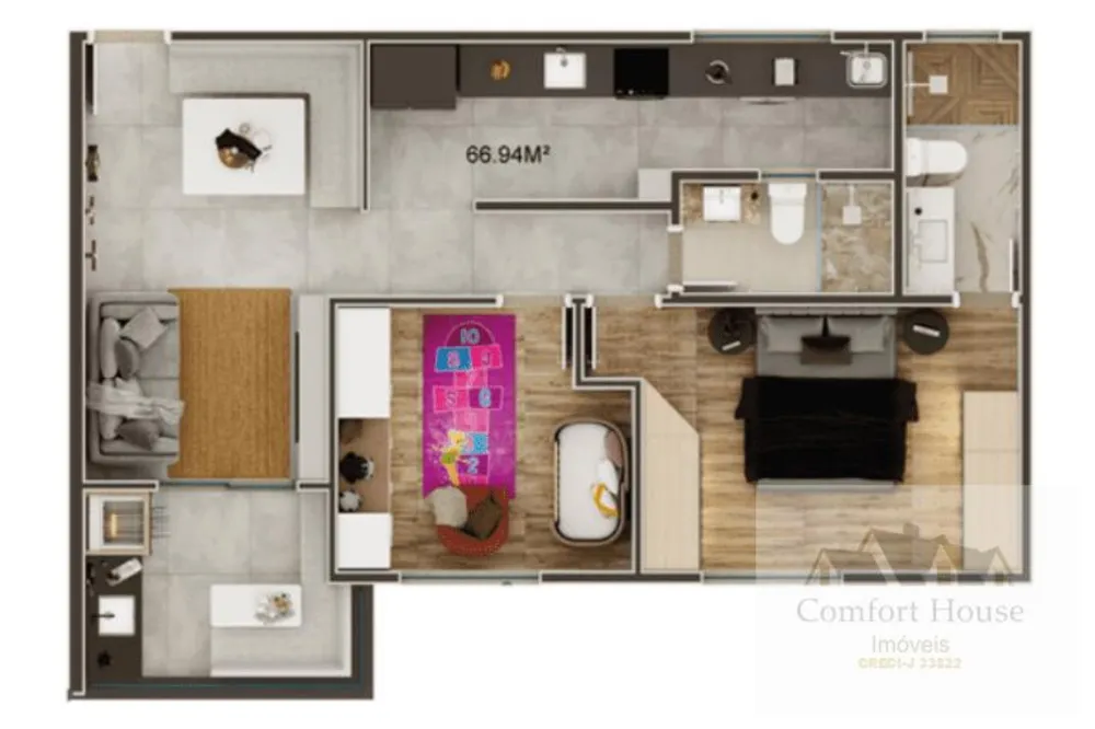 Apartamento, 2 quartos, 61 m² - Foto 11