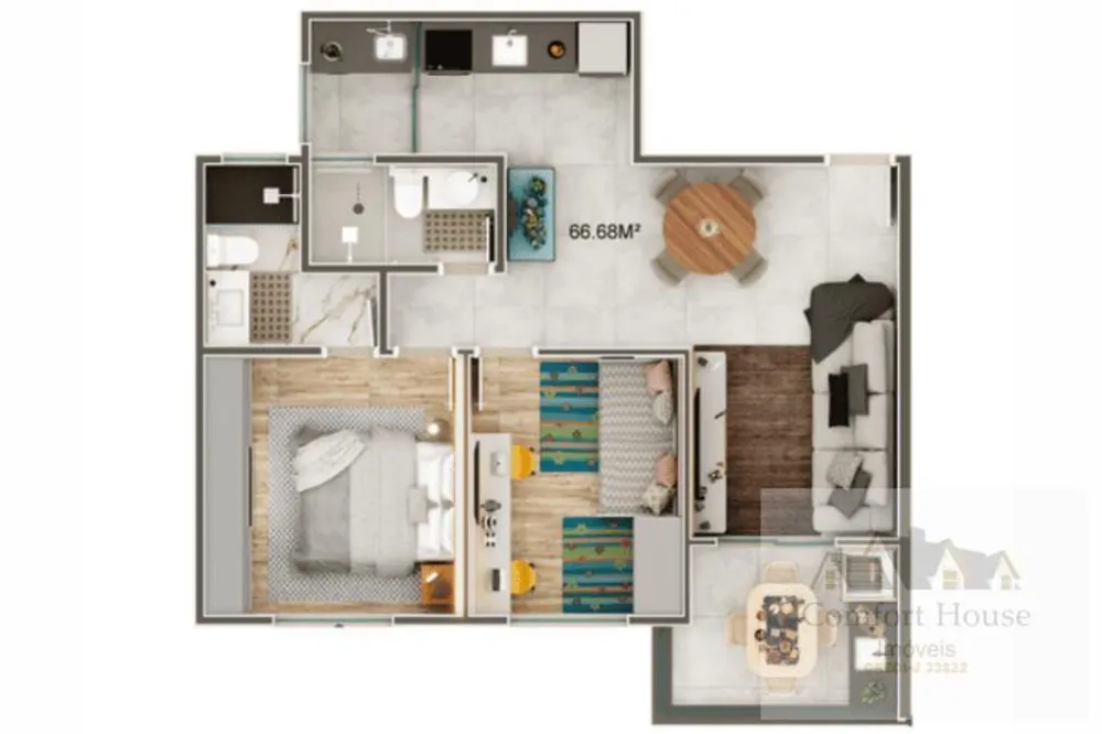 Apartamento, 2 quartos, 61 m² - Foto 10