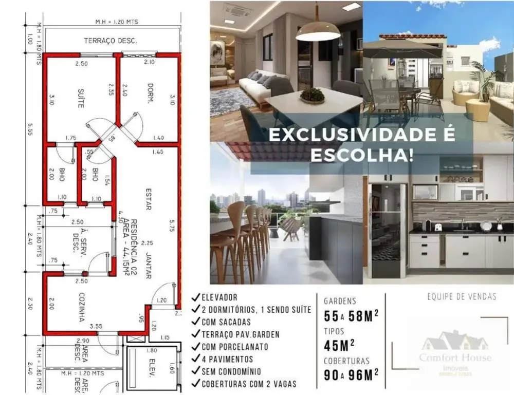 Apartamento, 2 quartos, 64 m² - Foto 10