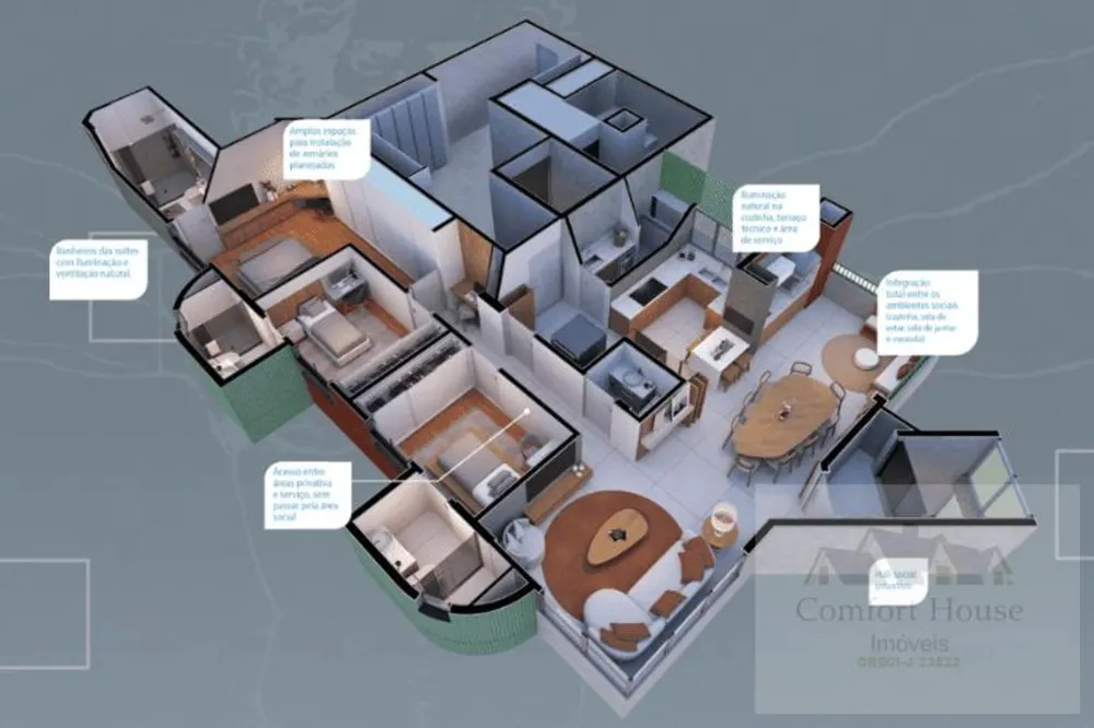 Apartamento, 3 quartos, 132 m² - Foto 8