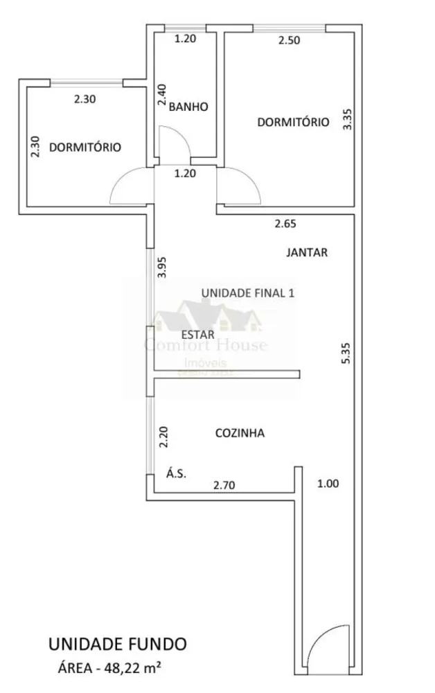 Casa, 2 quartos, 48 m² - Foto 16