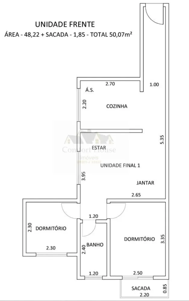 Casa, 2 quartos, 48 m² - Foto 15
