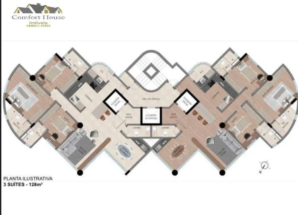 Apartamento, 3 quartos, 130 m² - Foto 10