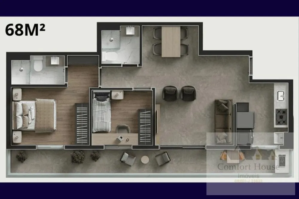 Apartamento, 2 quartos, 62 m² - Foto 6