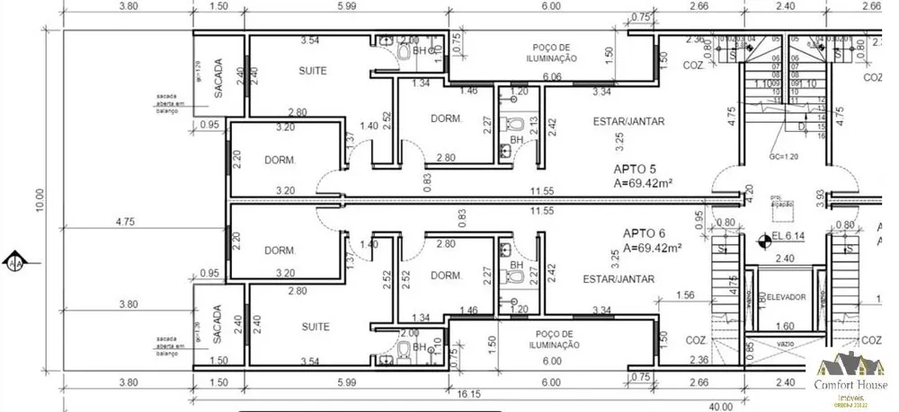 Cobertura, 3 quartos, 140 m² - Foto 11