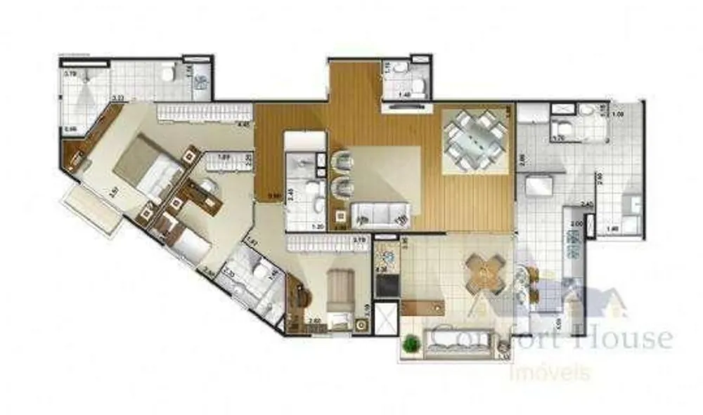 Apartamento, 3 quartos, 130 m² - Foto 3