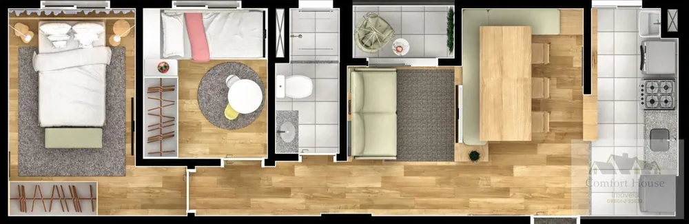 Apartamento, 2 quartos, 46 m² - Foto 4