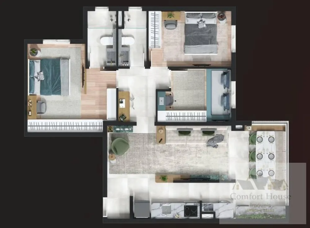 Apartamento, 3 quartos, 82 m² - Foto 15