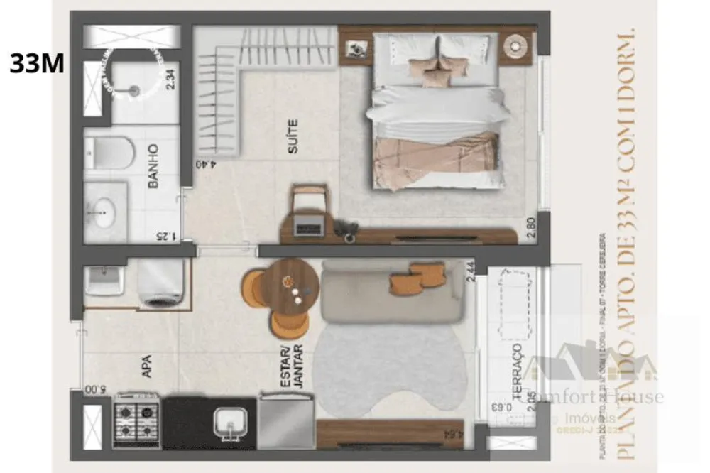 Apartamento, 2 quartos, 47 m² - Foto 7