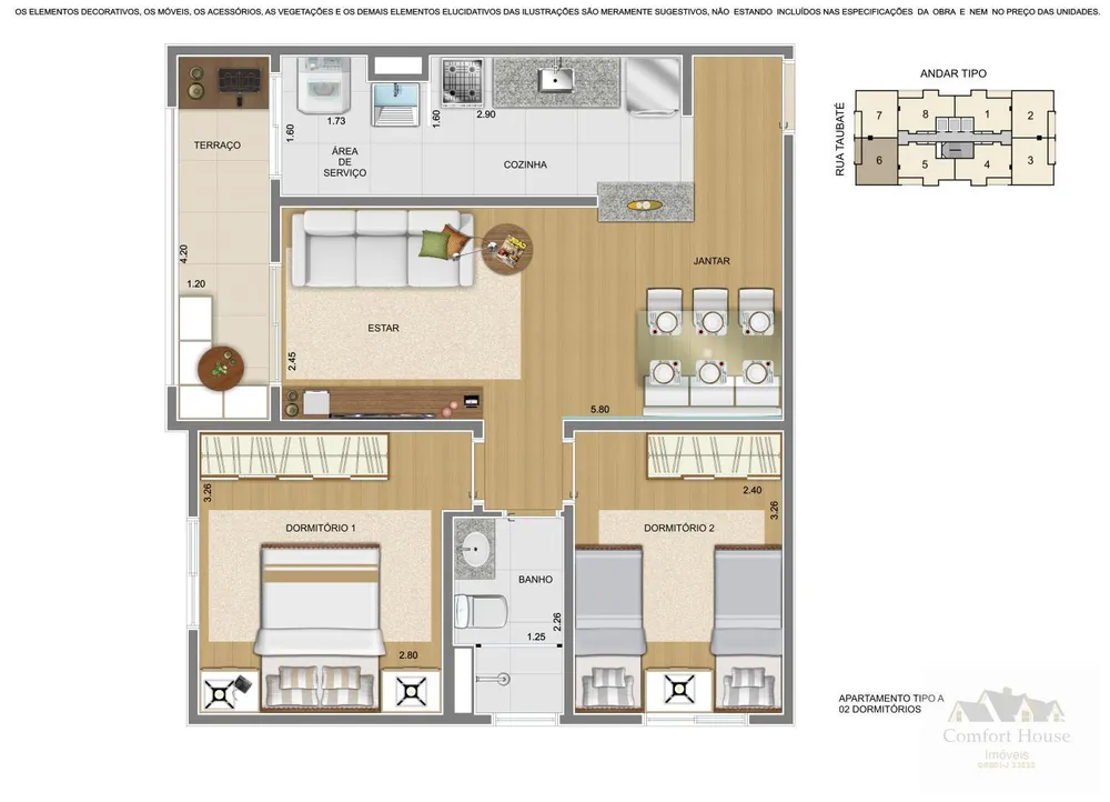 Apartamento, 2 quartos, 55 m² - Foto 5
