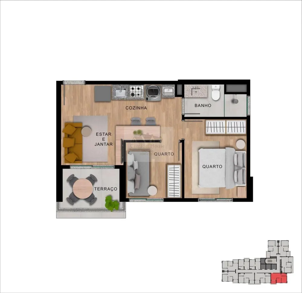 Casa, 2 quartos, 38 m² - Foto 15