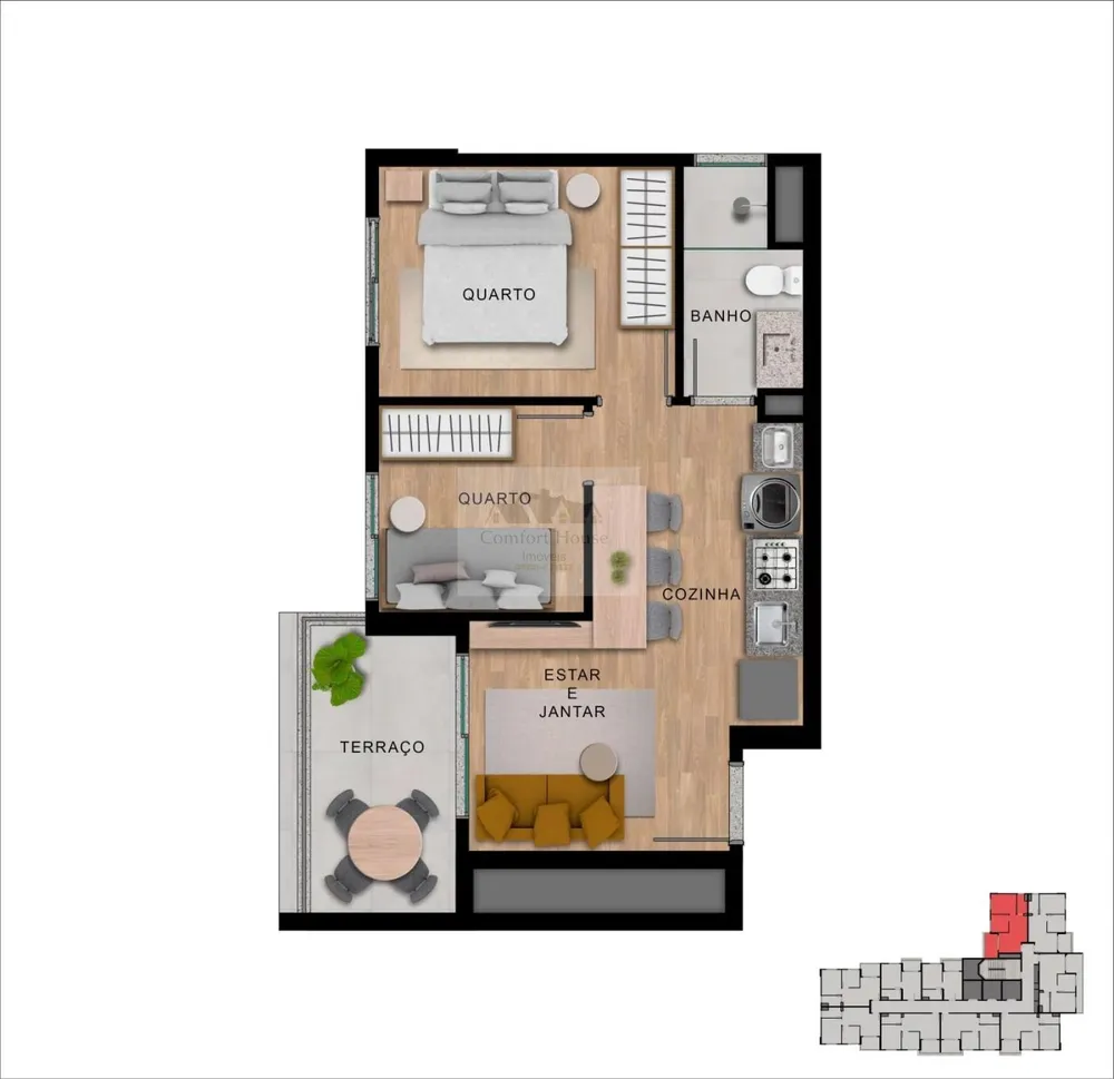 Casa, 2 quartos, 38 m² - Foto 14