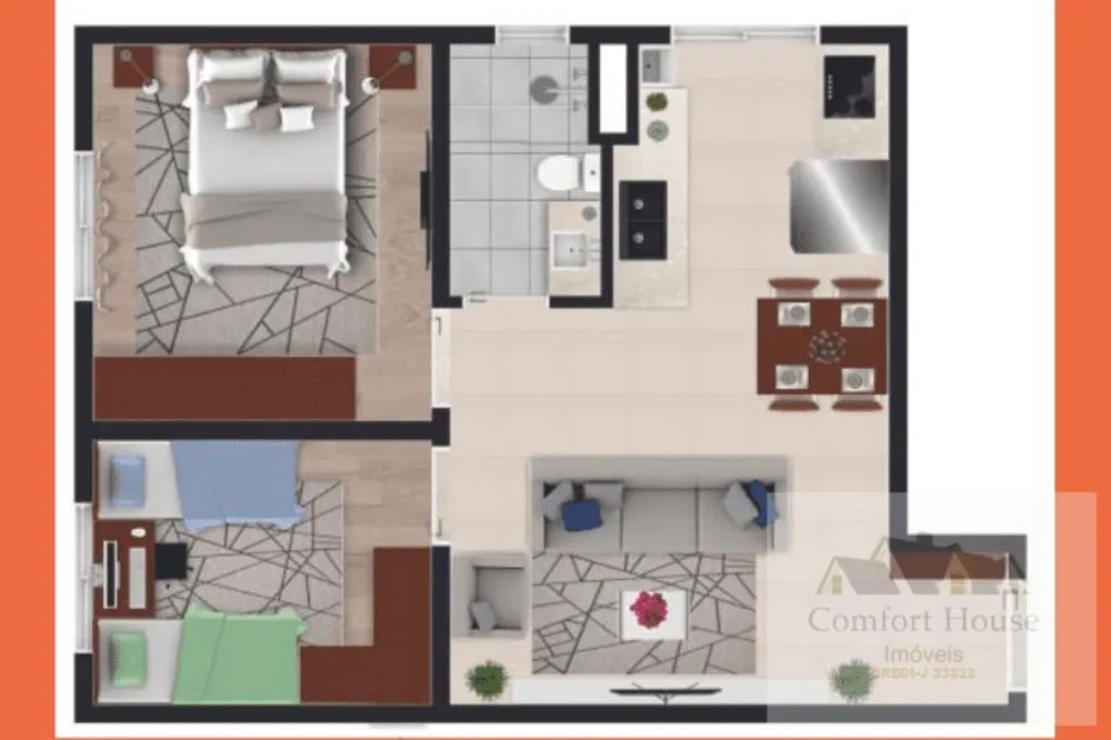 Apartamento, 2 quartos, 40 m² - Foto 5
