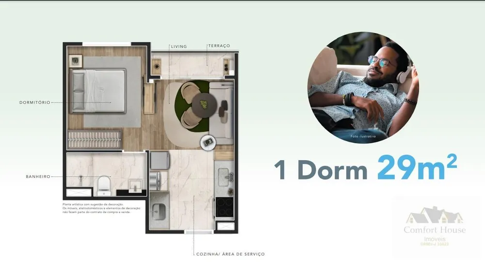Apartamento, 1 quarto, 29 m² - Foto 10