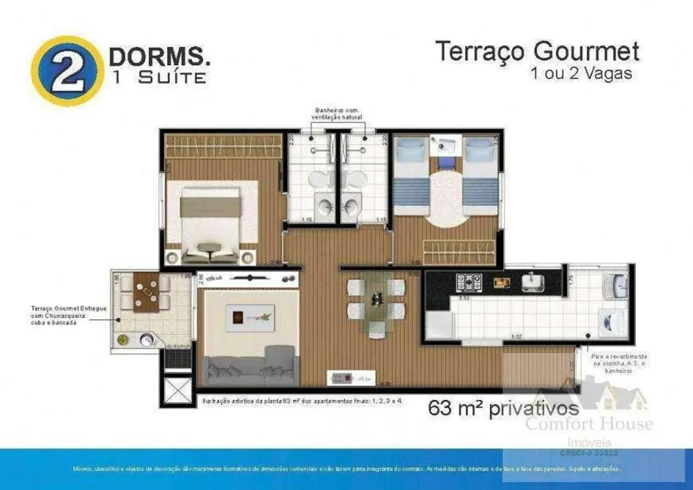 Apartamento, 2 quartos, 63 m² - Foto 11