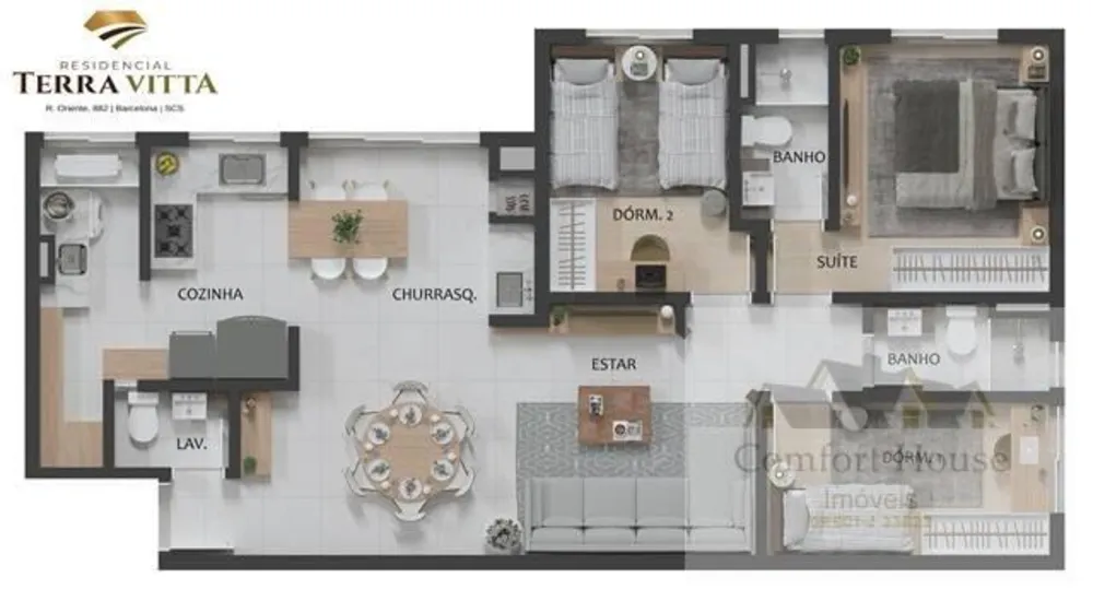 Apartamento, 2 quartos, 67 m² - Foto 10