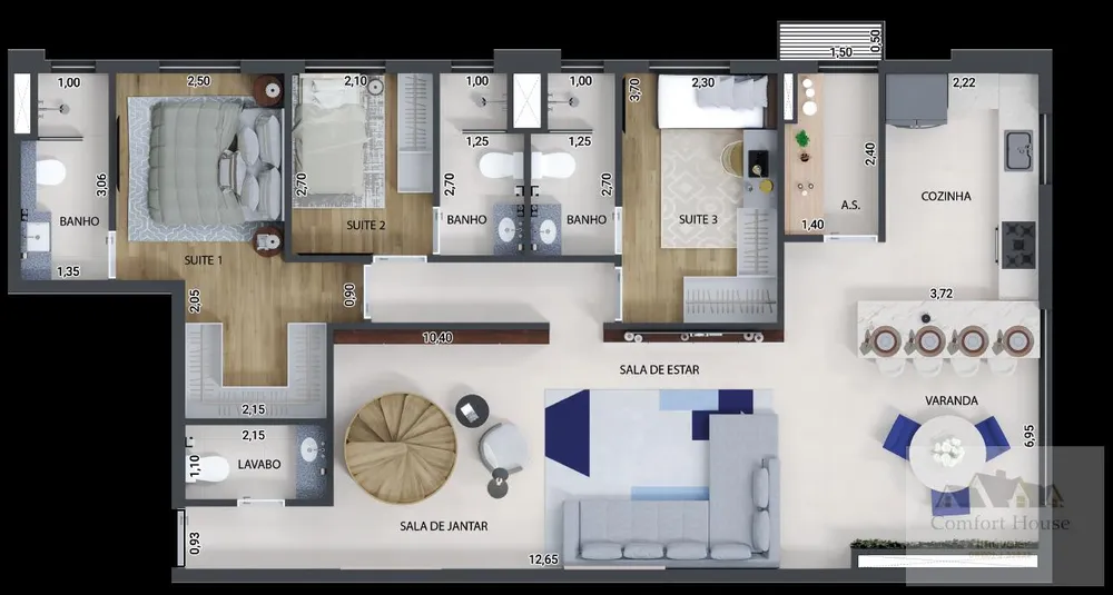 Apartamento, 3 quartos, 106 m² - Foto 16