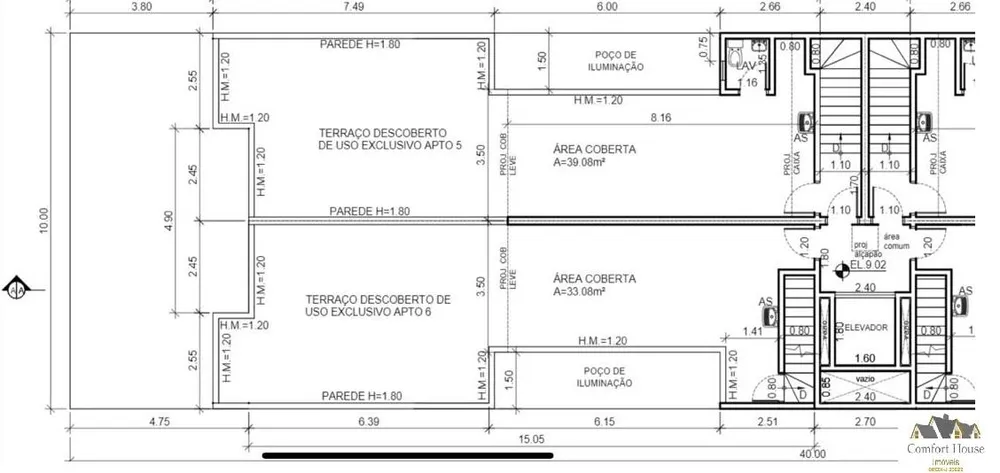 Cobertura, 3 quartos, 140 m² - Foto 8
