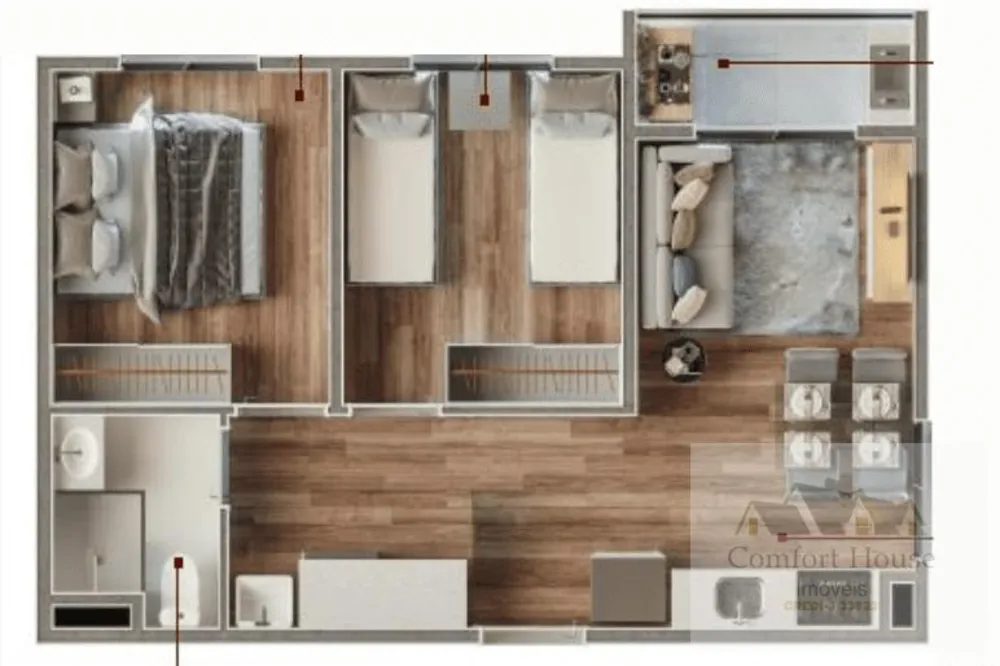 Apartamento, 2 quartos, 40 m² - Foto 10