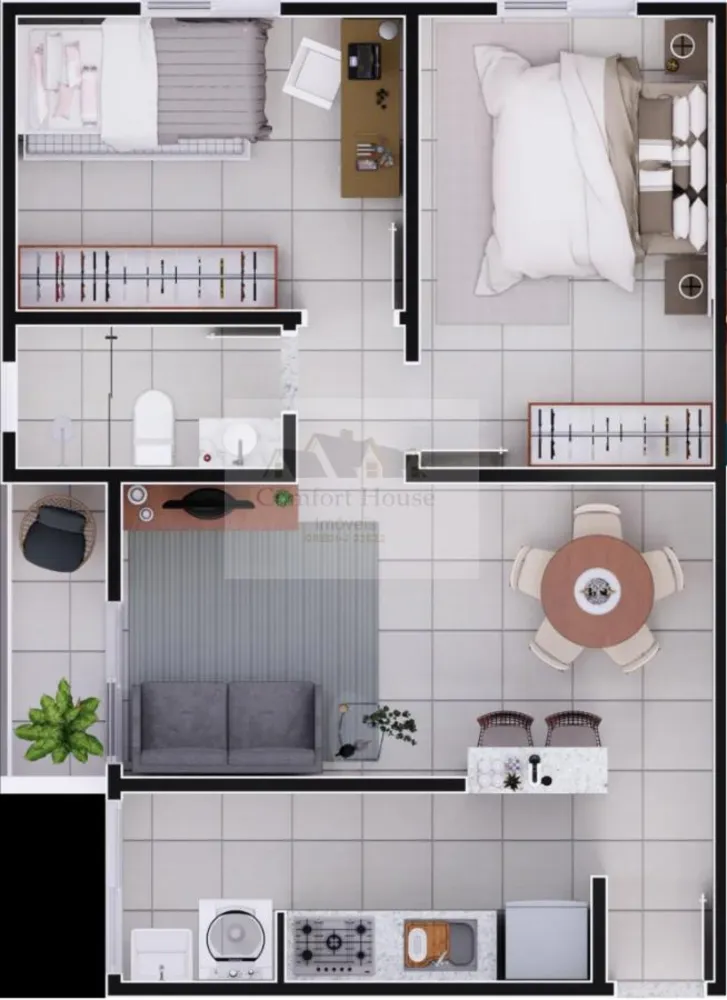 Apartamento, 51 m² - Foto 15