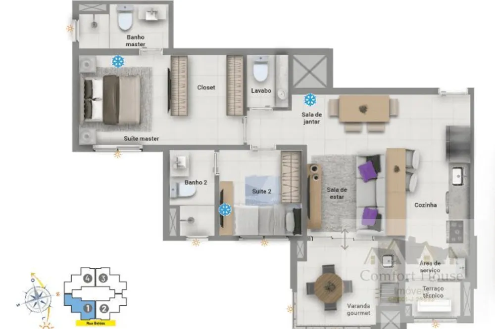 Apartamento, 2 quartos, 72 m² - Foto 16