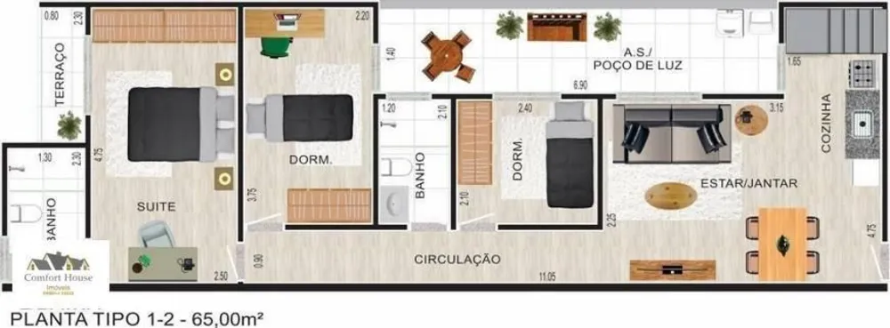 Cobertura, 3 quartos, 139 m² - Foto 4