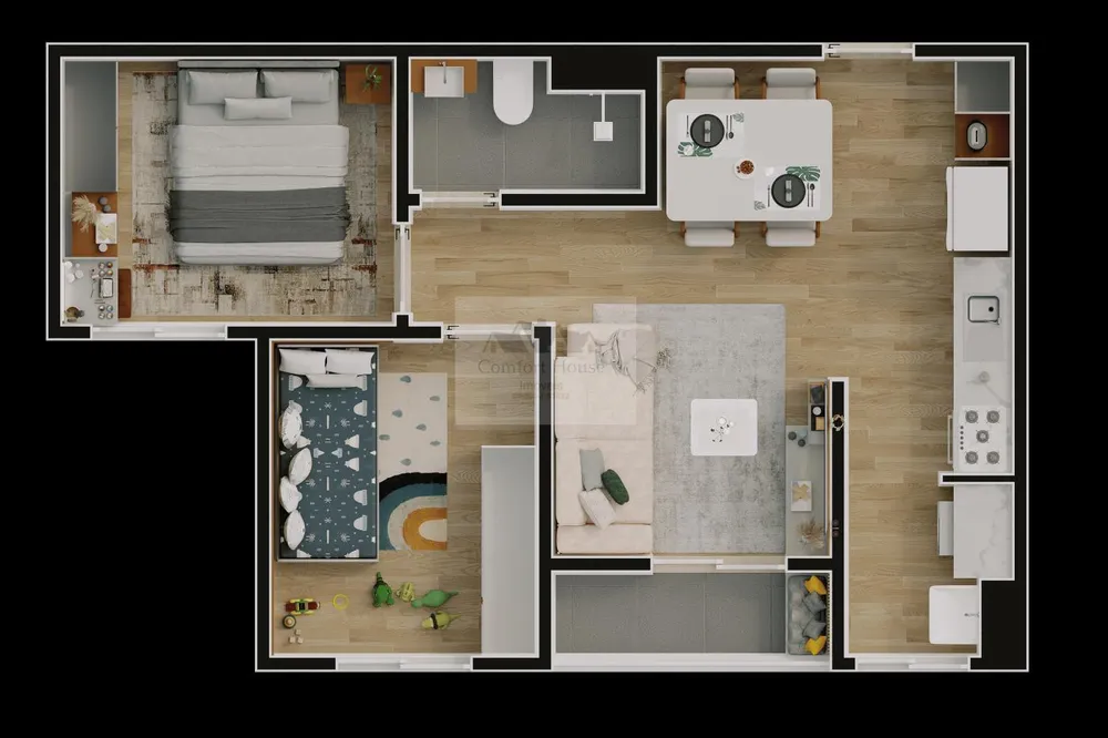 Casa, 2 quartos, 44 m² - Foto 5