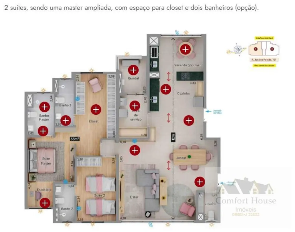 Apartamento, 3 quartos, 132 m² - Foto 16