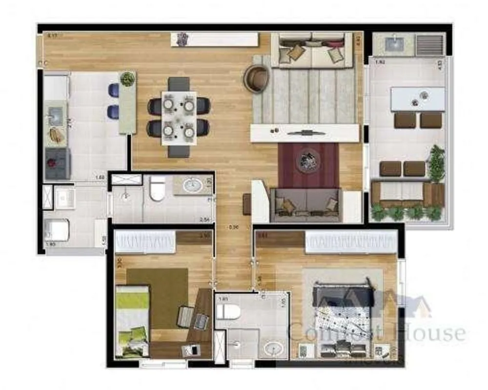 Apartamento, 3 quartos, 83 m² - Foto 5