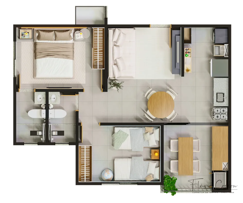 Apartamento, 2 quartos, 55 m² - Foto 18