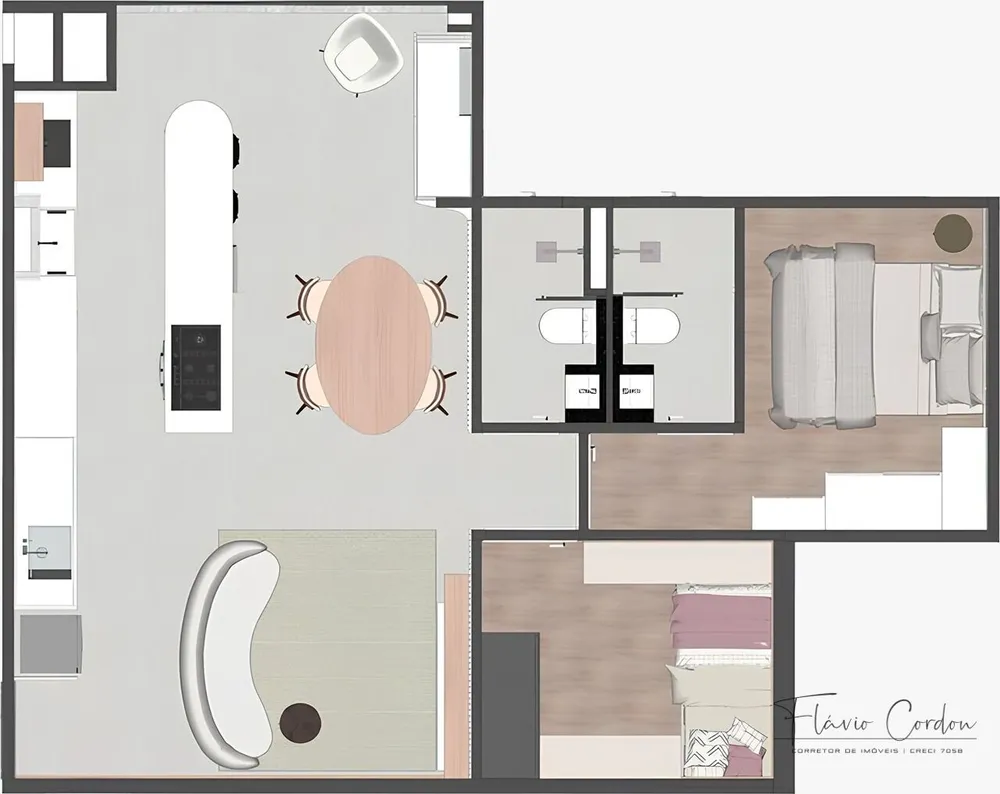 Apartamento, 2 quartos, 65 m² - Foto 5