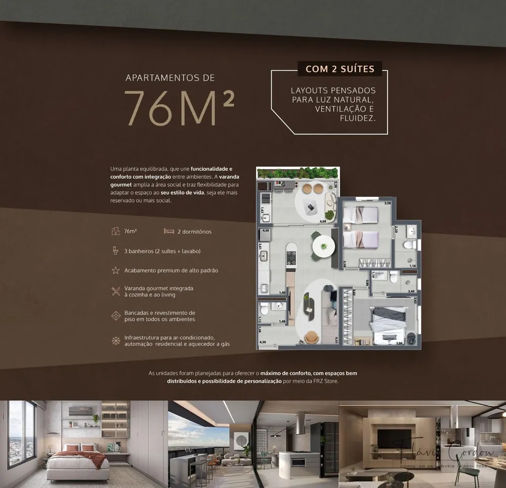 Apartamento, 2 quartos, 76 m² - Foto 7